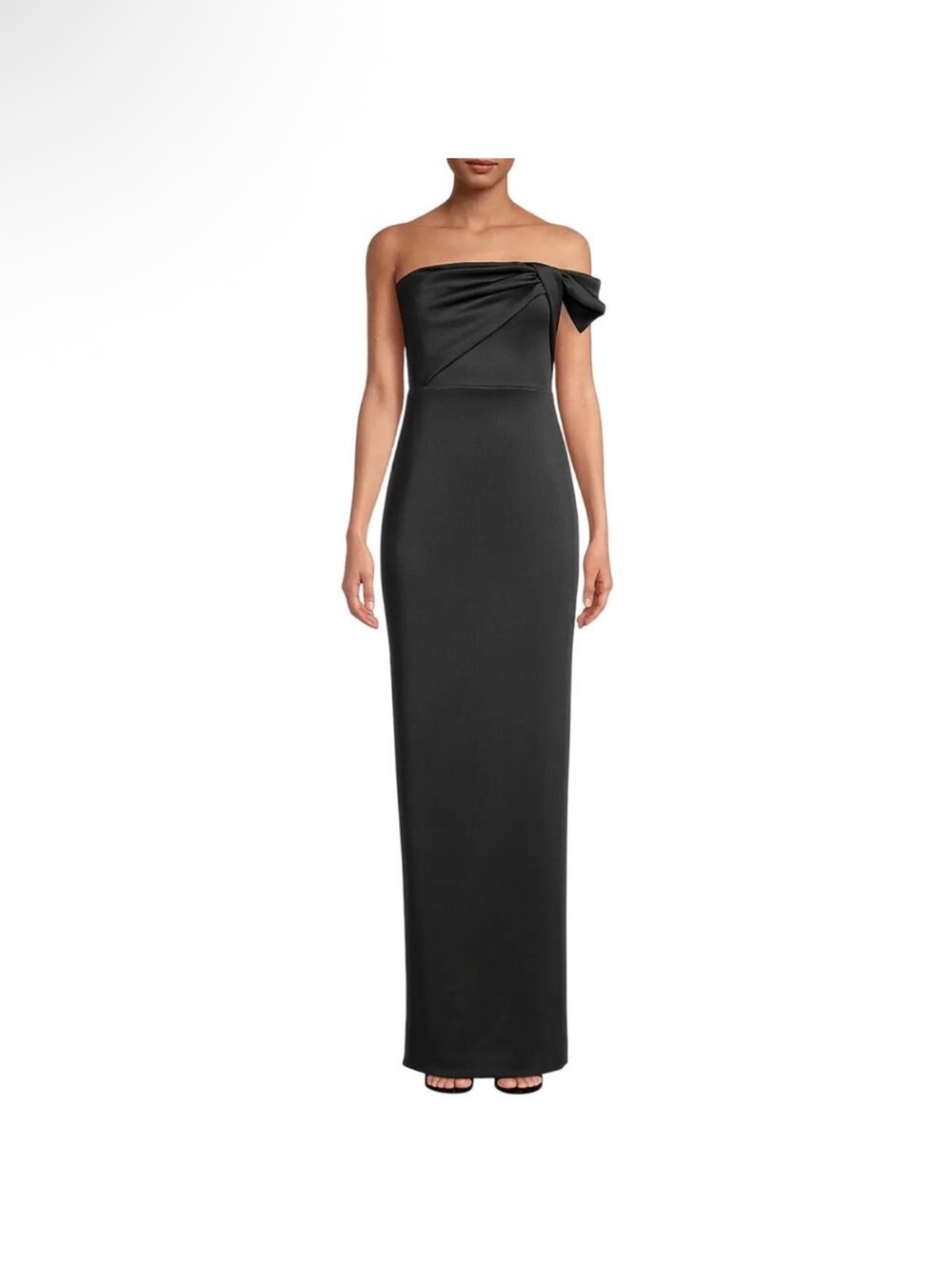 BLACK HALO EVE Women's Black Divina Gown